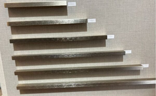 Halador metalico barra L Satin Silver sm - Imagen 2