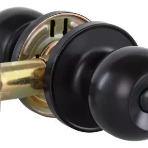 Chapa bola baño negro satinado