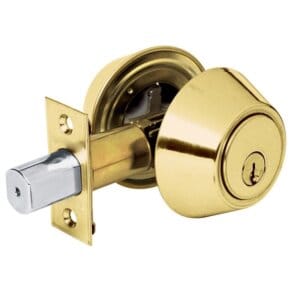 Cerrojo lane doble dorado