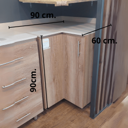 Modulo base esquinero 90cm